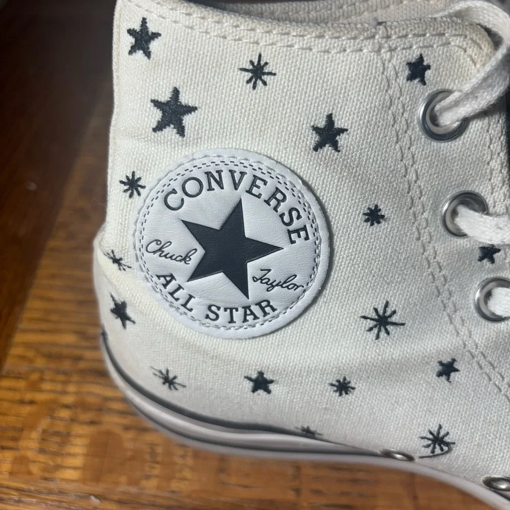 Converse High-Top Sneakers - Crystal Energy Platform White, 8 - Picture 3 of 10